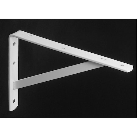 Knape & Vogt Knape & Vogt 16in. White Heavy Duty Shelf Bracket 208WH400 29274122447